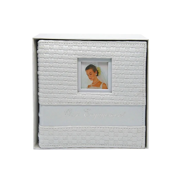 Белый романтический фотоальбом unik, уникальный фотоальбом 13x18 см