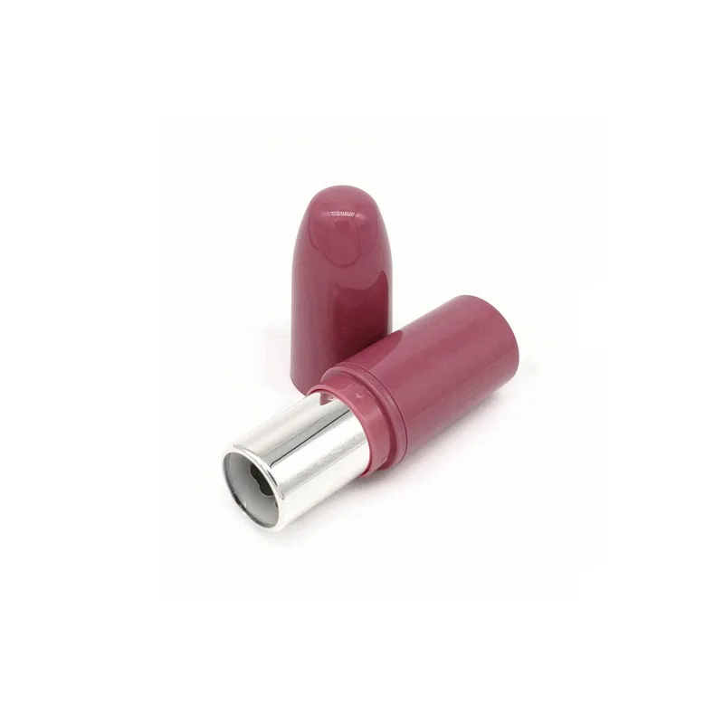 low MOQ plastic empty lip balm container  customer private logo printing lipstick tube