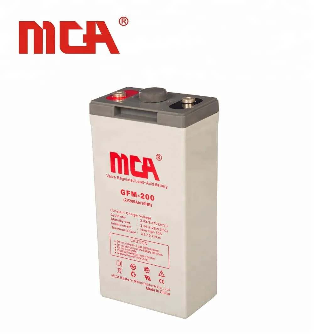 2 Volt Lead Acid Power Batteries 600Ah for Mobile Base Station