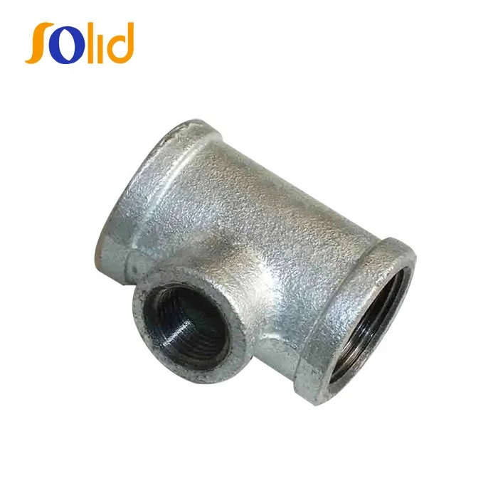 Manufacture En10242 Hot-dip Galvanized Black Thread Plumbing Malleable Casting Iron Pipe Fittings