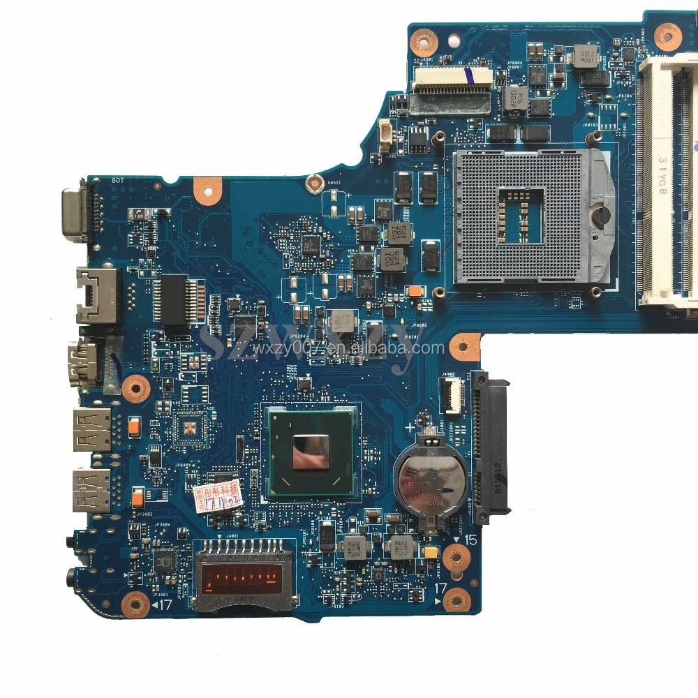 Reboto High quality For Toshiba C850 L850 Laptop Motherboard H000052360 PGA989 HM76 DDR3 Mainboard 100% Tested Fast Ship