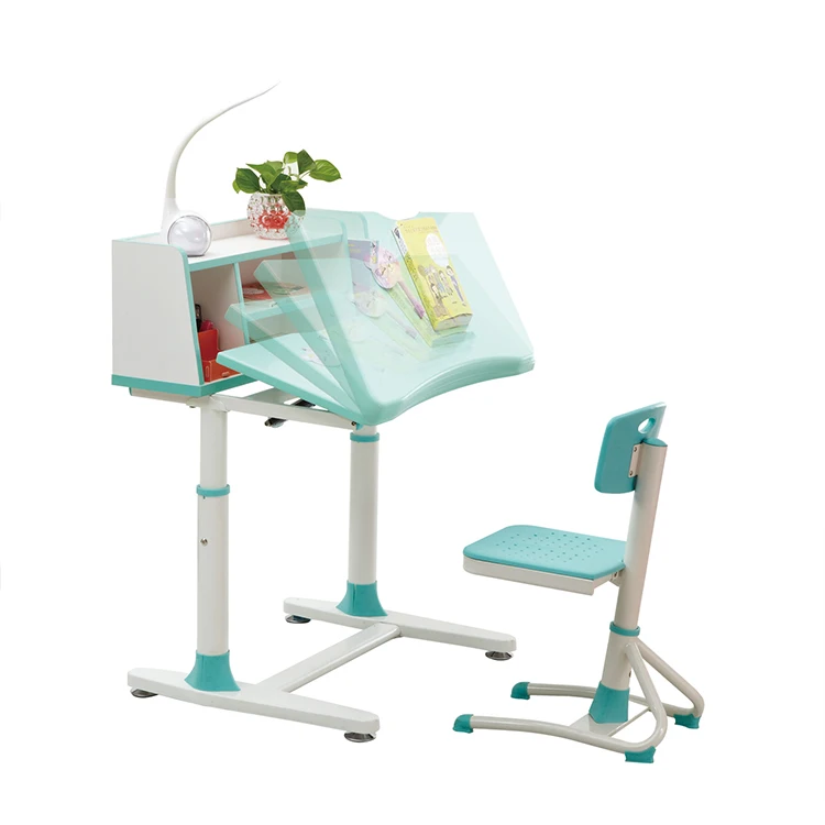 Регулируемые дети учатся стол и стулья Фошань производителей школьной мебели