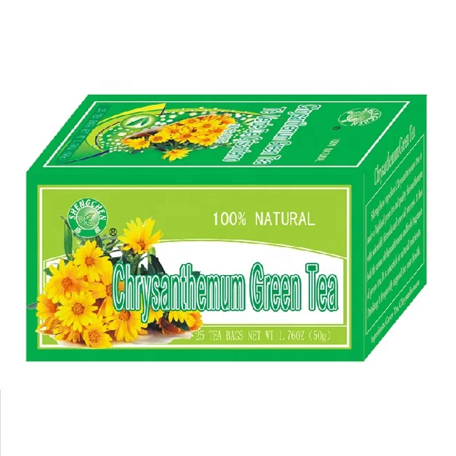 wholesale price 2 grams*20 bags/ box Chrysanthemum Green Tea flower tea flavor tea 100% natural
