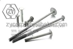 Transmission & Distribution Hardware round head carriage bolt for pole line hardware