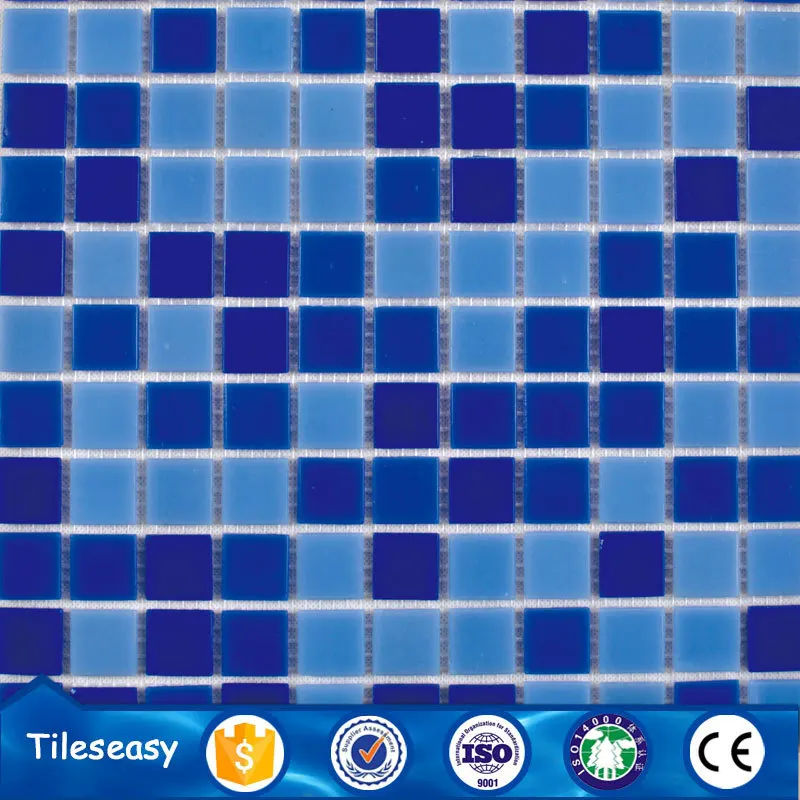 2019 swimming pool green blue glass mosaic tile mosaics