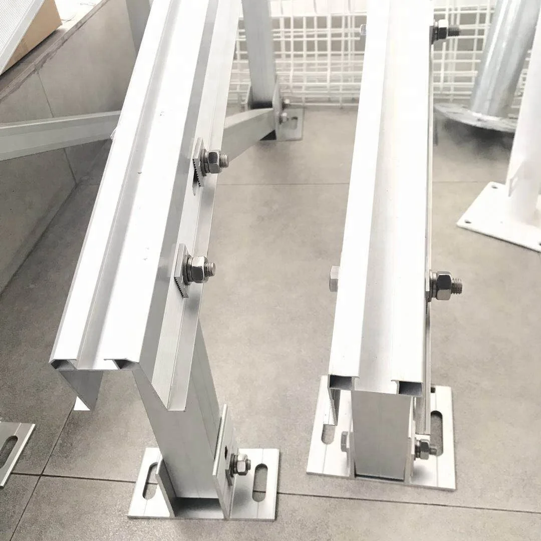 Galvanized Ground Electrical Ballast Style Solar Panel Mounting Stand Called for Tracking