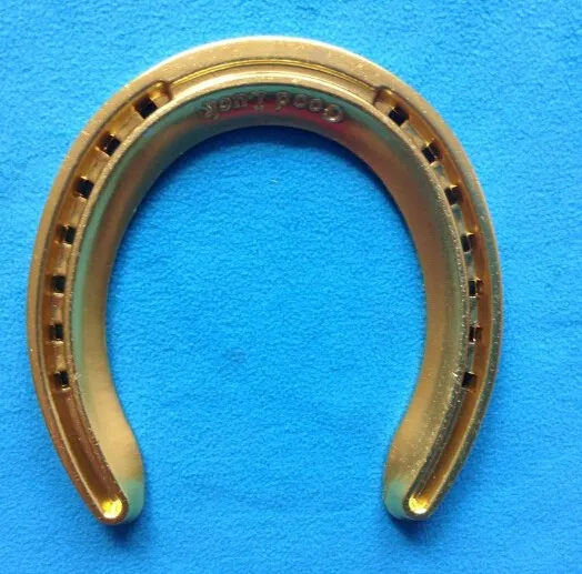 High Quantity Forging Golden color Horseshoes horse shoes