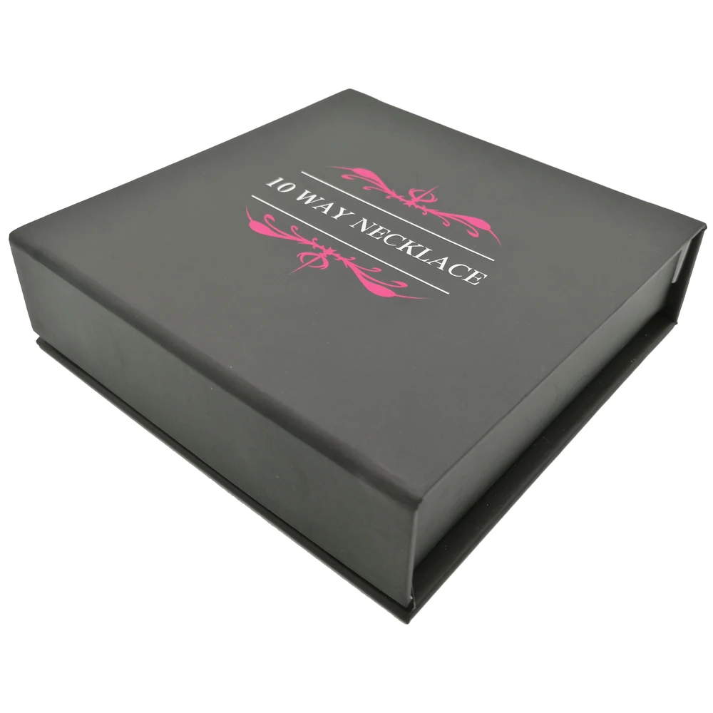 Luxury earring bracelet necklace ring gift packaging jewelry box