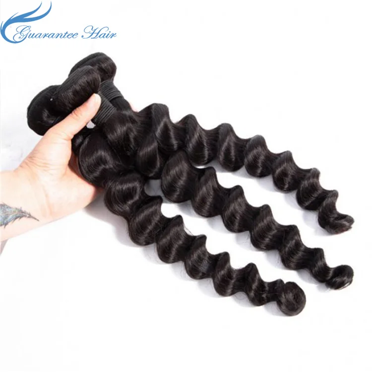 
China Factory Guaranteehair 9A remy grade loose deep wave hair bundles 