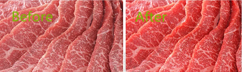 fresh meat led tube pink color T8 G13 aluminum and PC meat tube