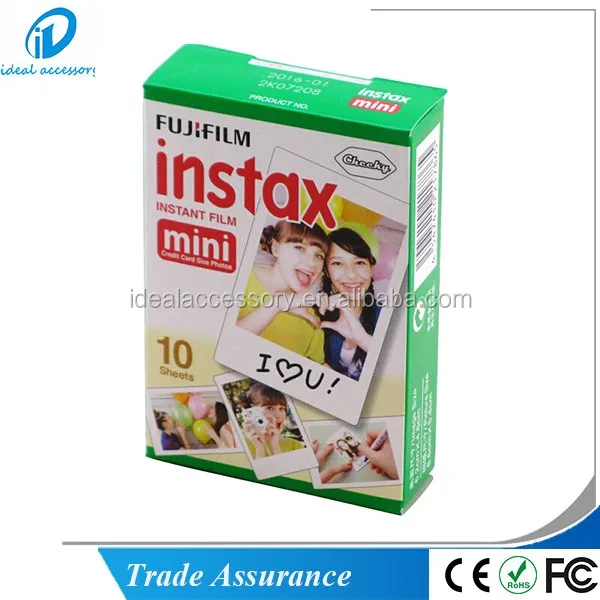 10 листов/пакет Fujifilm Instax Mini пленка 3 дюймов белый