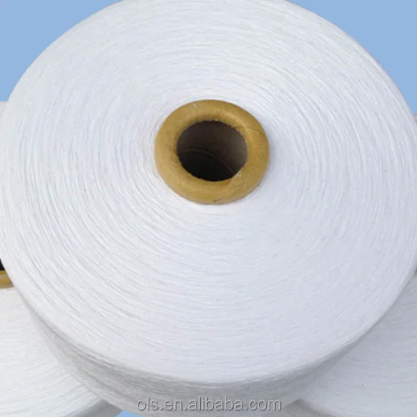 Ne21 отбеленная белая пряжа для полотенец