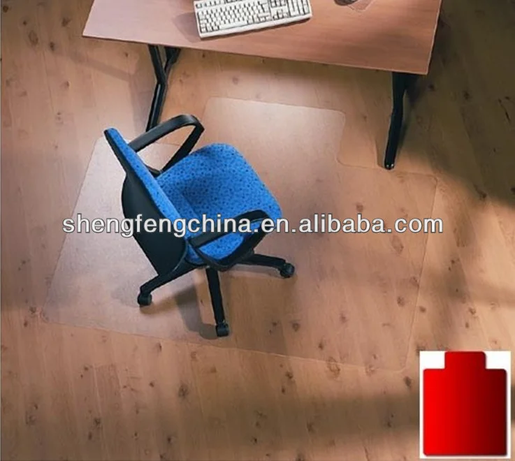 Anti-scratch Plastic sheet office chair floor mat