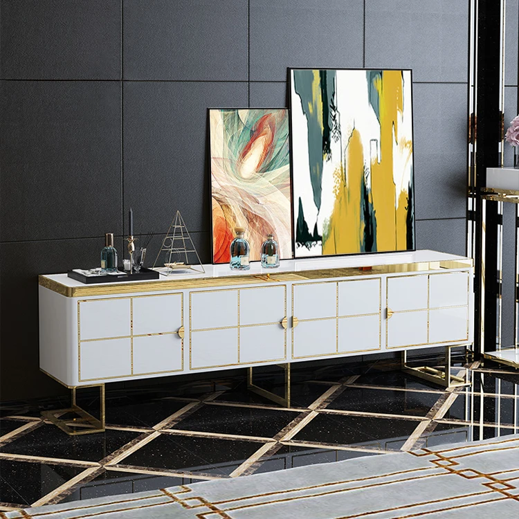 
Modern Luxury Design Villa Living Room TV Cabinet 