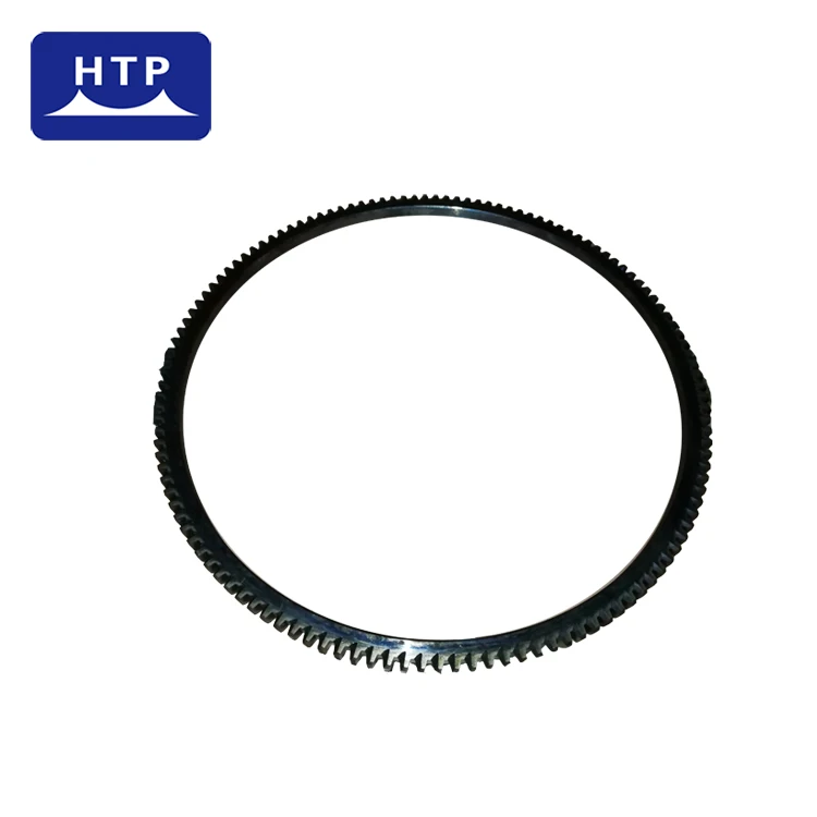 Standard size Forging steel Hobbing process Flywheel Ring Gear for isuzu 4BC2