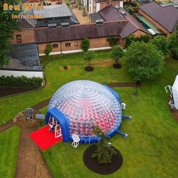 Guangzhou airtight transparent event dome tent inflatable bubble tent for rent