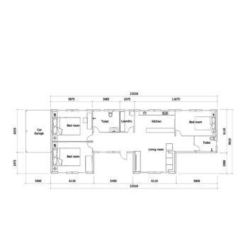 2019 Construction property prefab house mobile home villa for sale