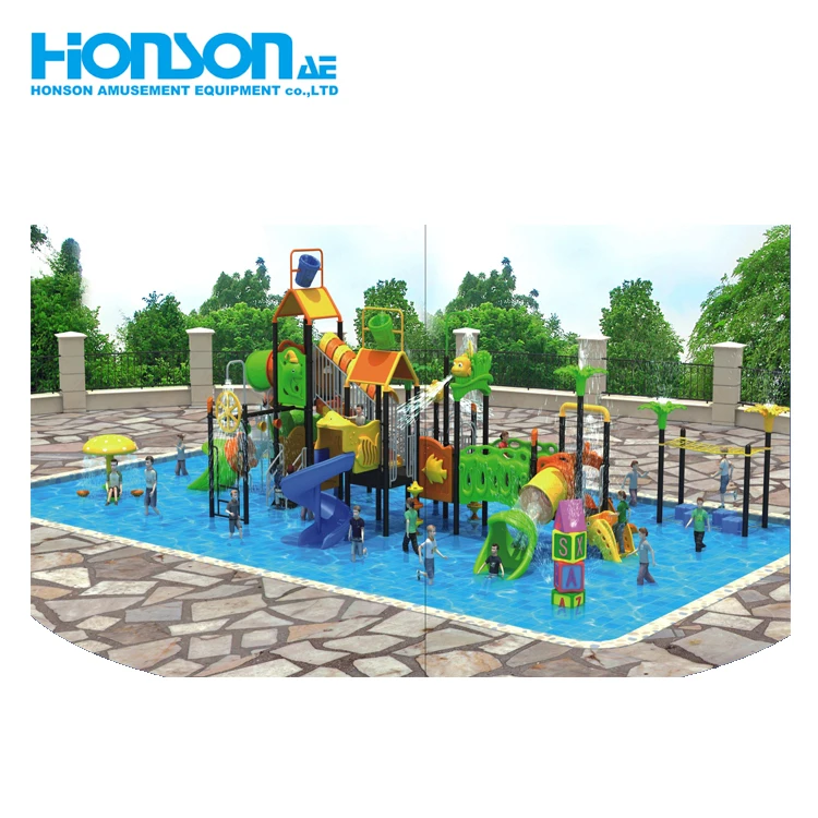 Swimming Pool Climbing play slide customized Ocean Series kids playground equipment