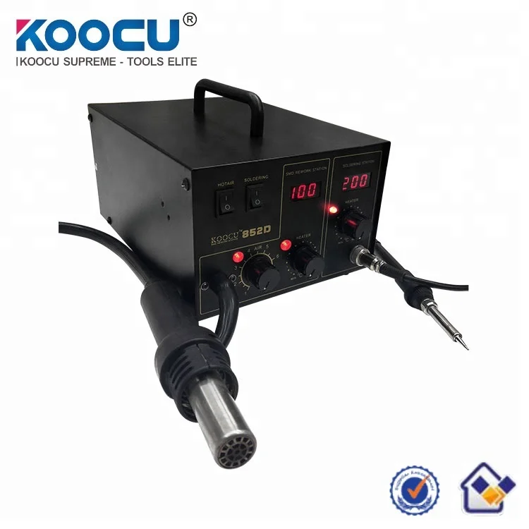 [KOOCU] Elite 852D 2 in 1 SMD Soldering Rework Station