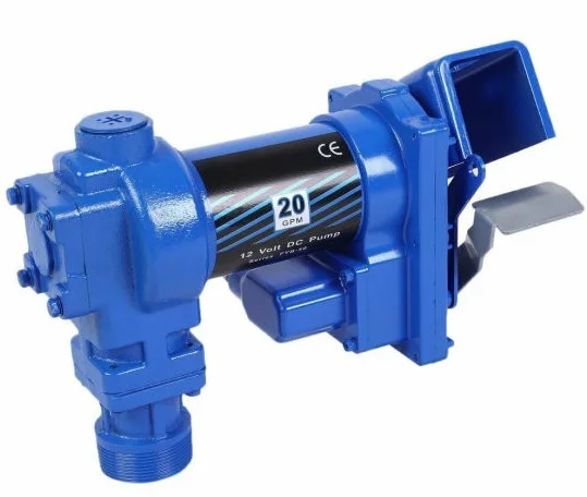 
12 Volt 20 GPM Diesel Gas Gasoline Kerosene Car Tractor Truck Fuel Transfer Pump 