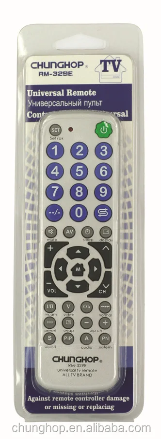 Chunghop RM-329E Universal TV Remote Control For Multi-brand Directly TV Controller