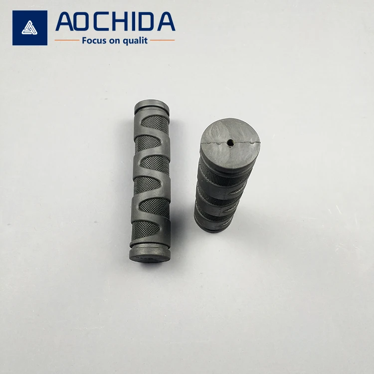 Bicycle rubber handle fashion flower factory direct supply quality superior 115mm