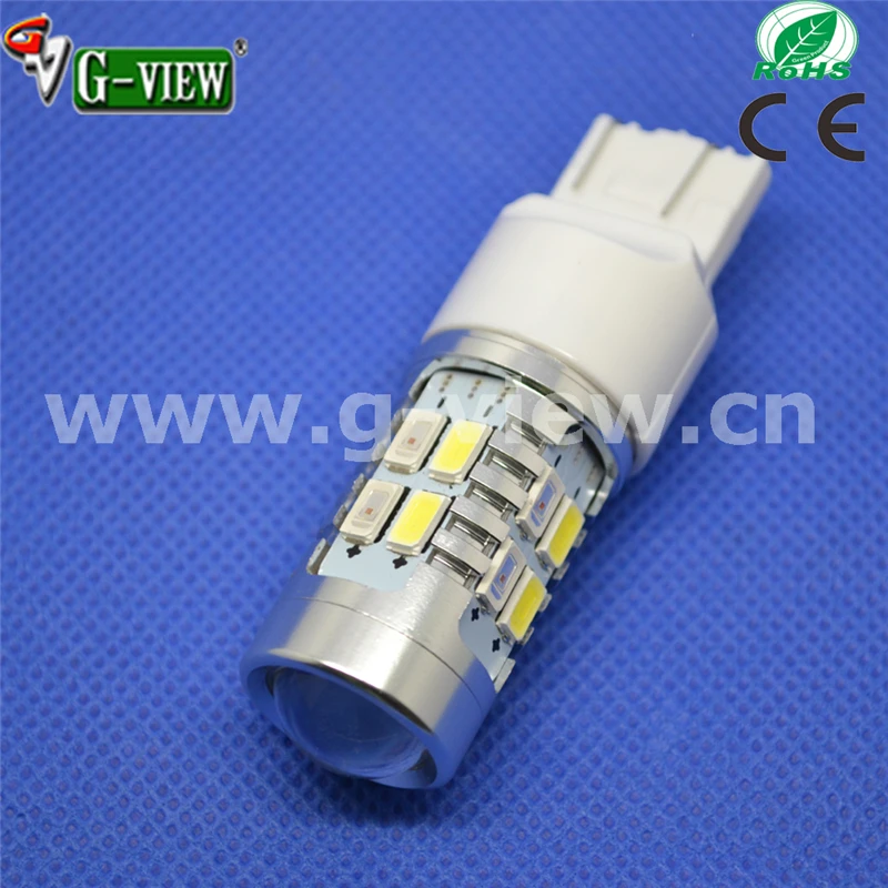 Супер белый свет для автомобиля 1157 7443 двойной цвет 5630 чип switchback светодиодные лампы авто