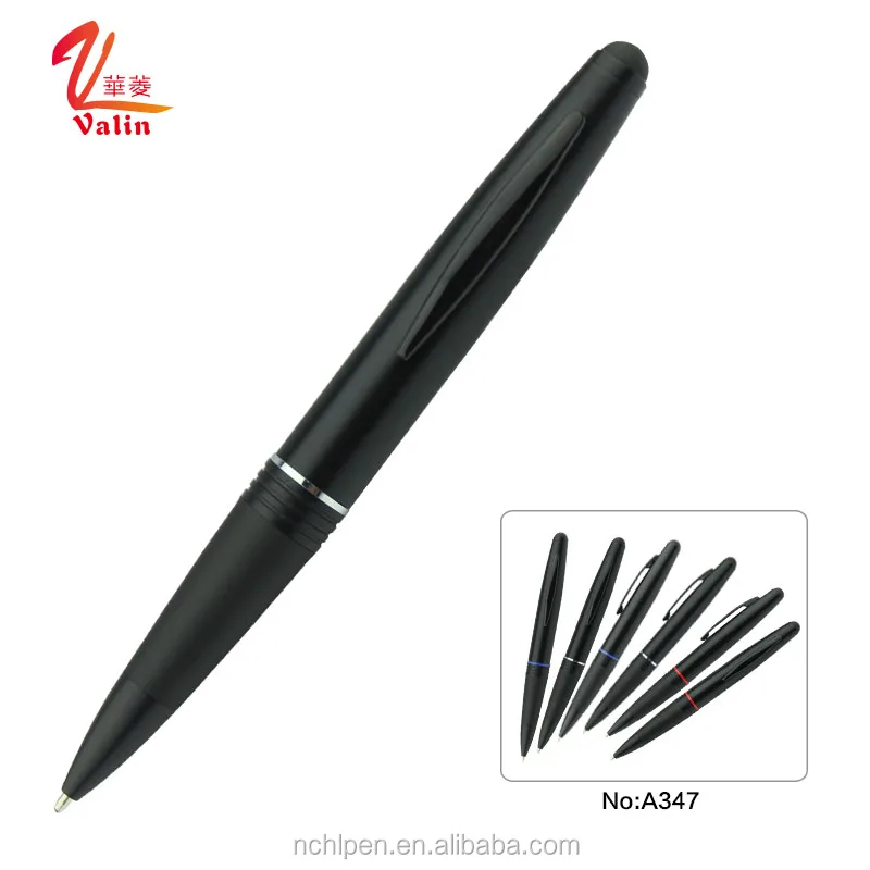 Горячая Распродажа, металлическая шариковая ручка с логотипом на заказ, Черный Стилус, перекрестная ручка, заправка