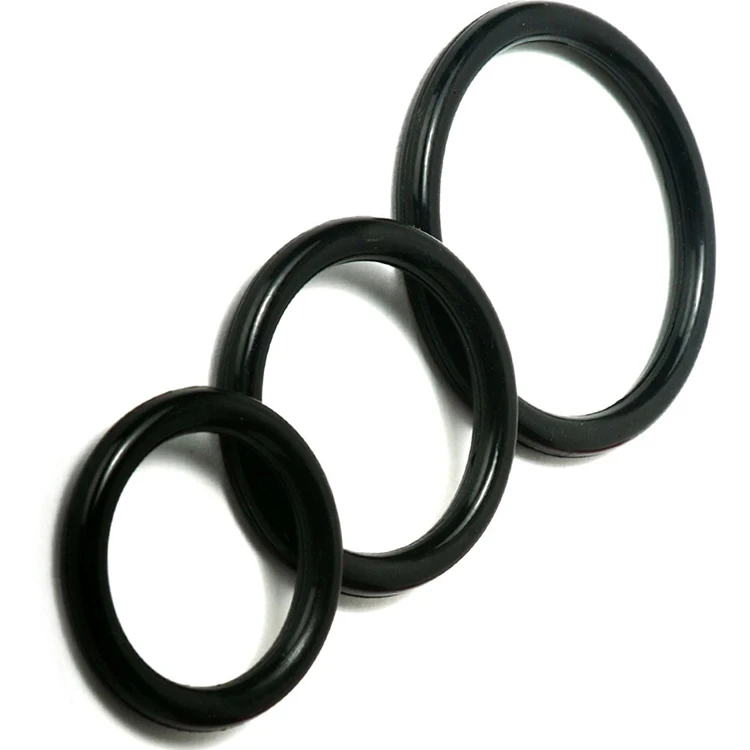 
3 Pcs/Set 3 Different Sizes Delay Ejaculation Time-lapse Medical Grade Sex Penis Ring Silicone 
