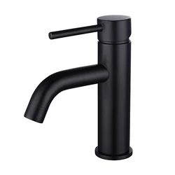 Латунные матовые черные краны Kaiping для ванной комнаты