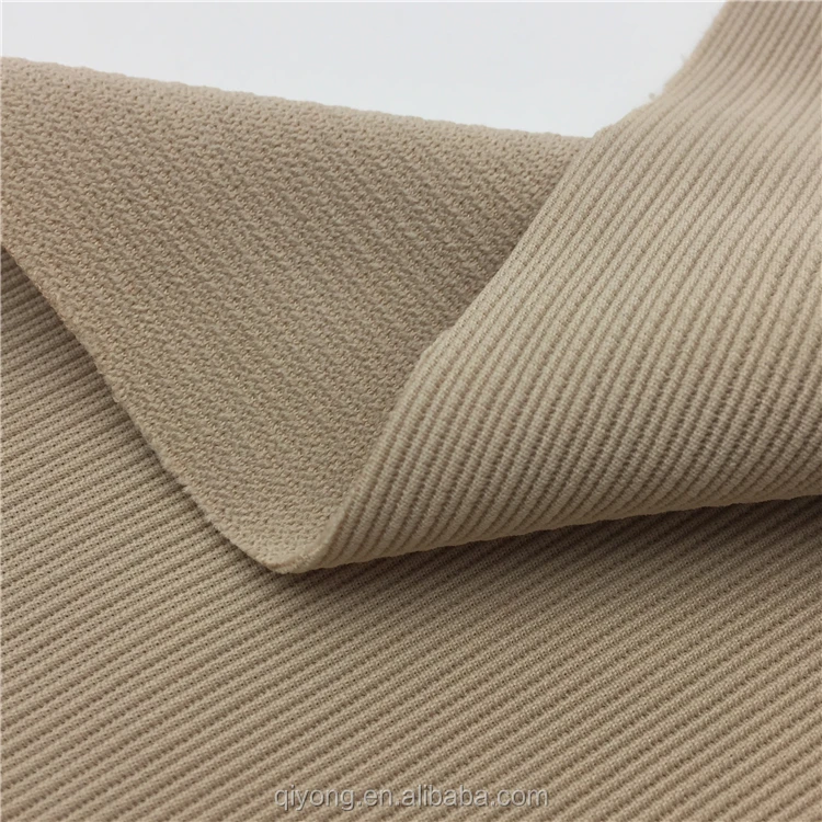Shaoxing Textile Knitting Polyester Elastane Corduroy Fabric Dye Roll with Corrugated Lines for New Cloths