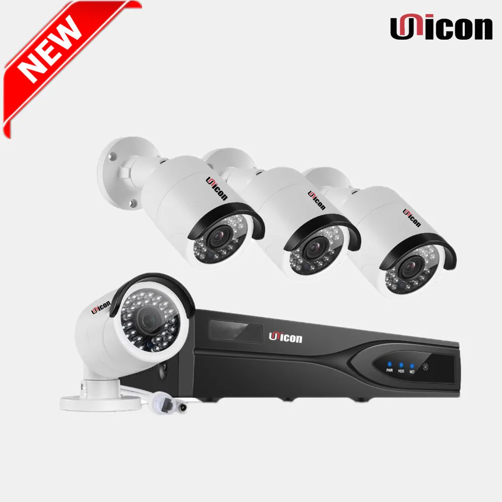 4CH AHD 1080p security kit 2.0mp 42PCS IR-leds 5 in 1 DVR Bullet security kits