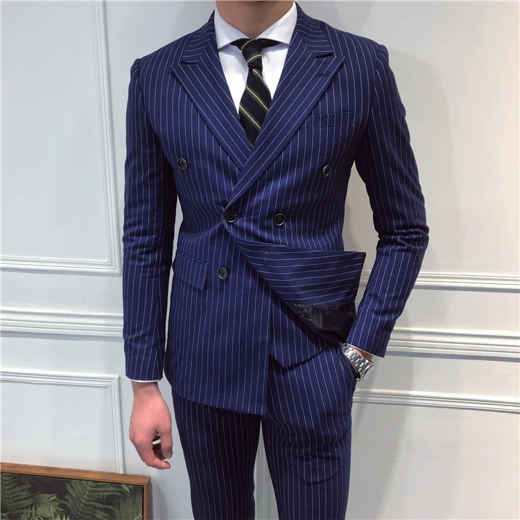 
MTM made to measure Custom fashion handmade quality 3 pieces 100% wool super 130s mens bespoke suit Y021 