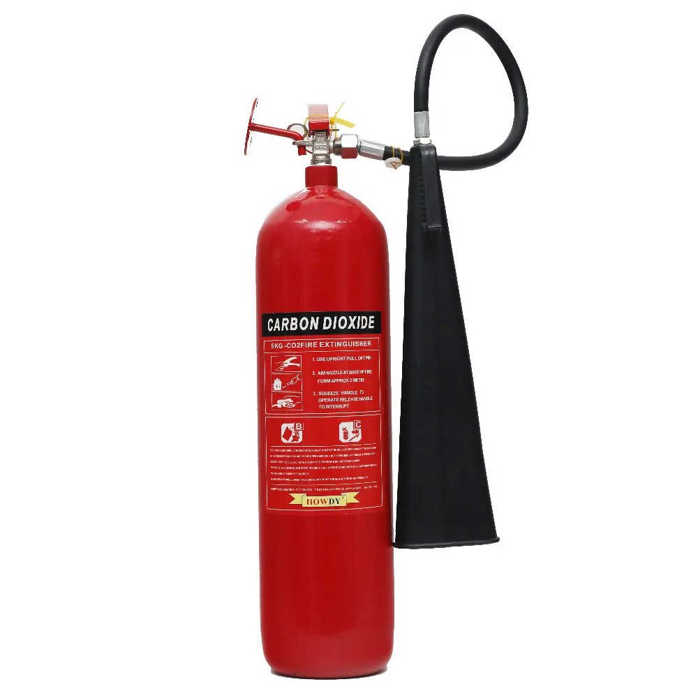 Wholesale portable carbon dioxide fire extinguisher with good quality valve and best price