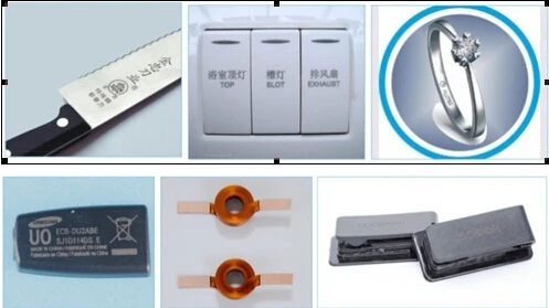 
Metal Letters and Number and words ring Engraving Phone Case Laser Marking Machine 