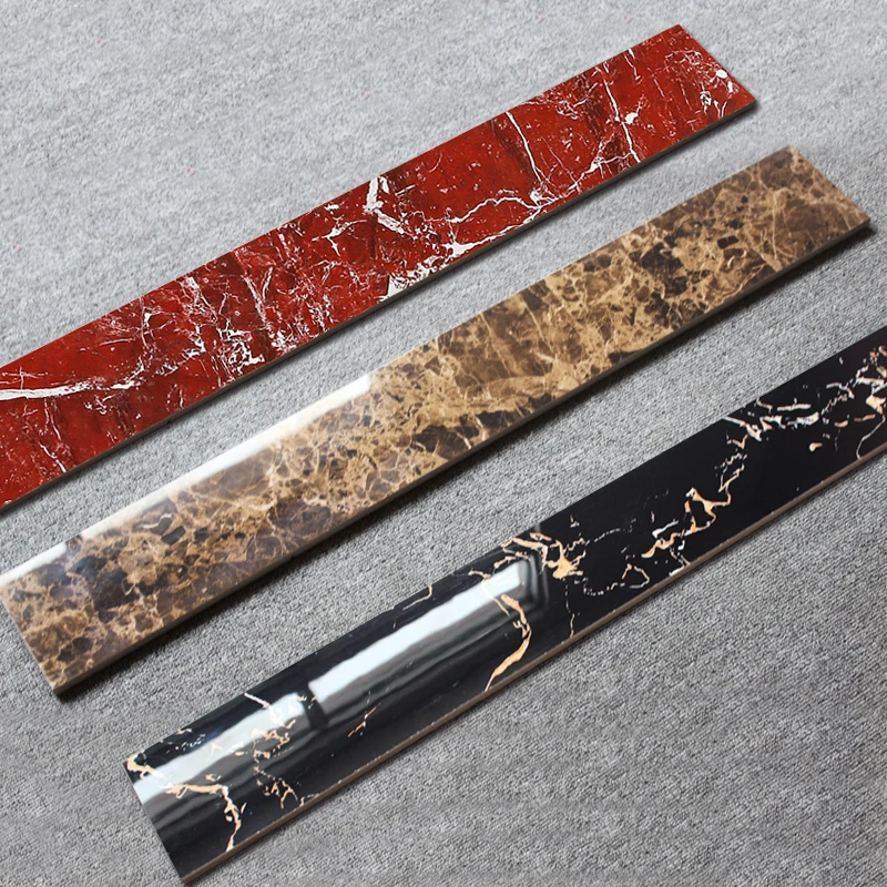 Wholesale ceramic skirting tile price and marble border design