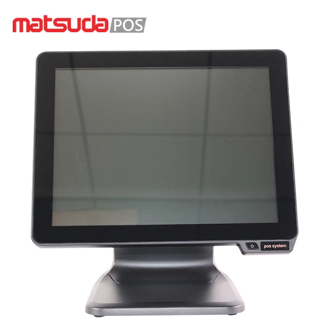 15 дюймов 10 точек емкостный сенсорный экран все в одном pos машина pos компьютером, pos терминал