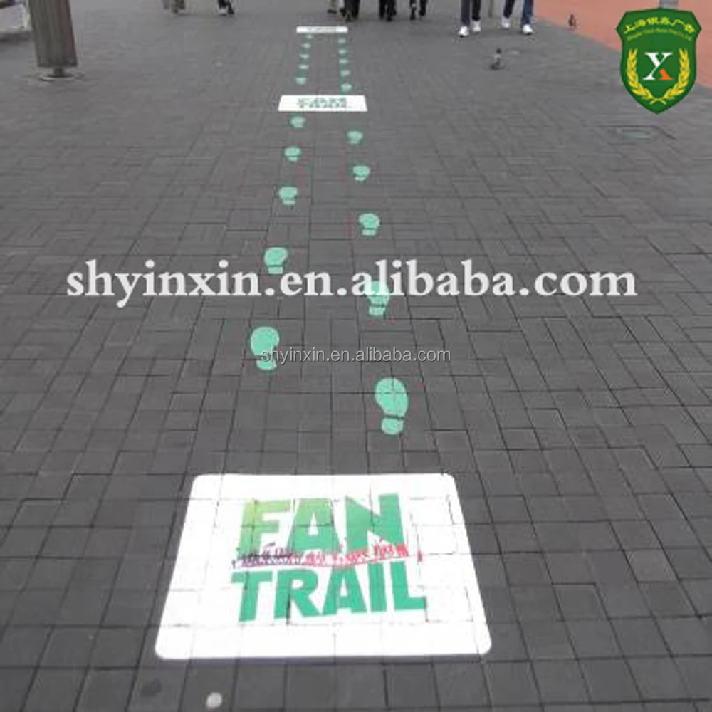 
Custom printing vinyl floor sticker/ decal for floor advertising 