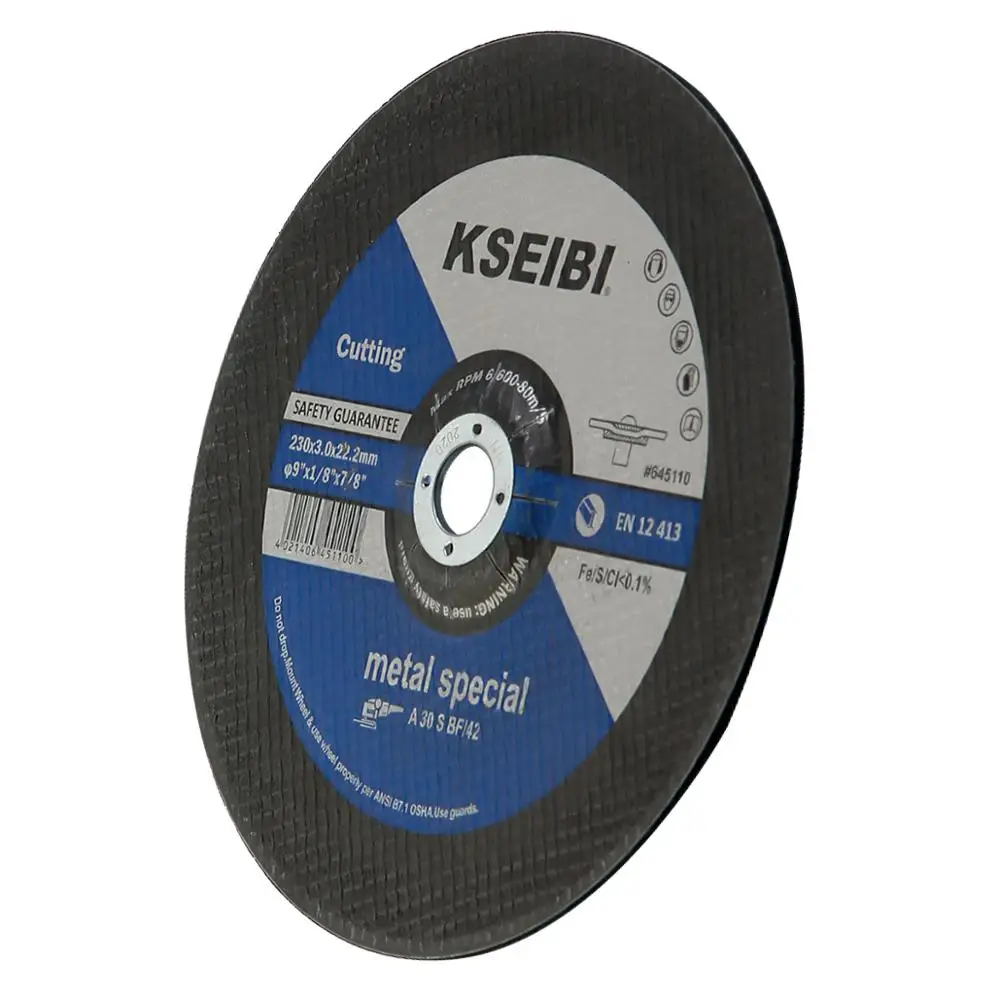 KSEIBI High Performance China 5 inch Abrasive Metal Cutting Disc For Metal & Steel Cutting Wheel