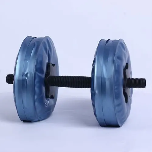 2017 Hot Selling Fitness Equipment PVC Water Filled Dumbbell for Women