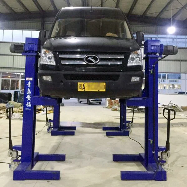 QJJ10-4CHydraulic Automotive Four Post Car Lift with CE Certification for car washing