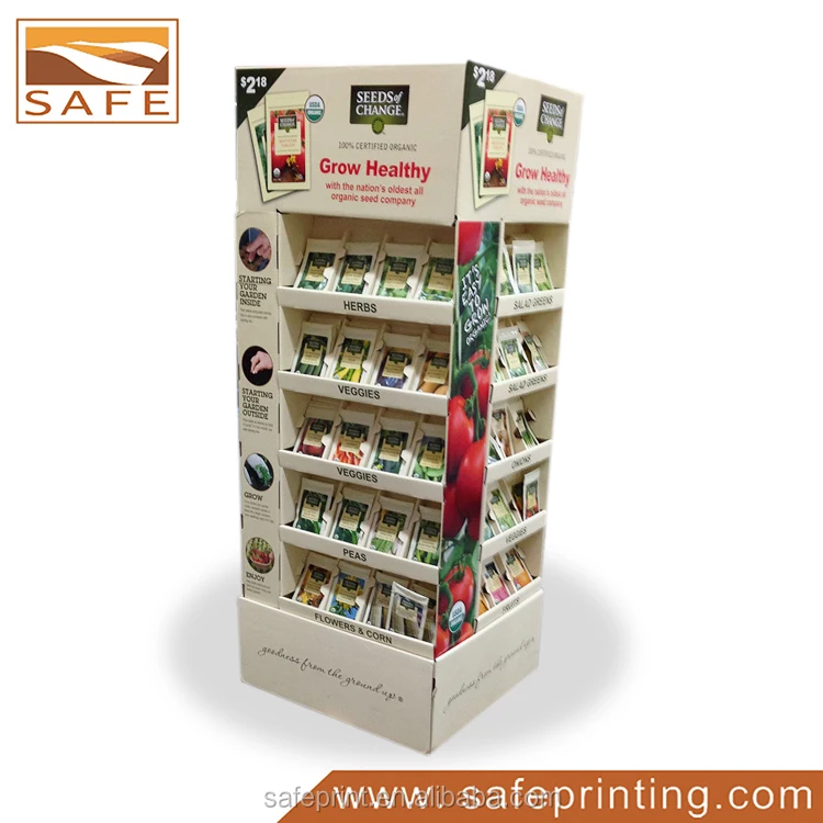 
China Manufacturer Custom Portable Floor Display Stand, Promotional Product Pop Cardboard Display Stand, Cardboard Pos 