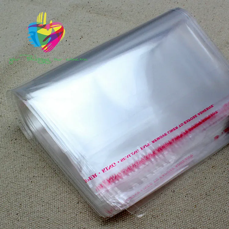 
Top quality opp resealable comic book plastic bag clear self adhesive plastic opp bag 