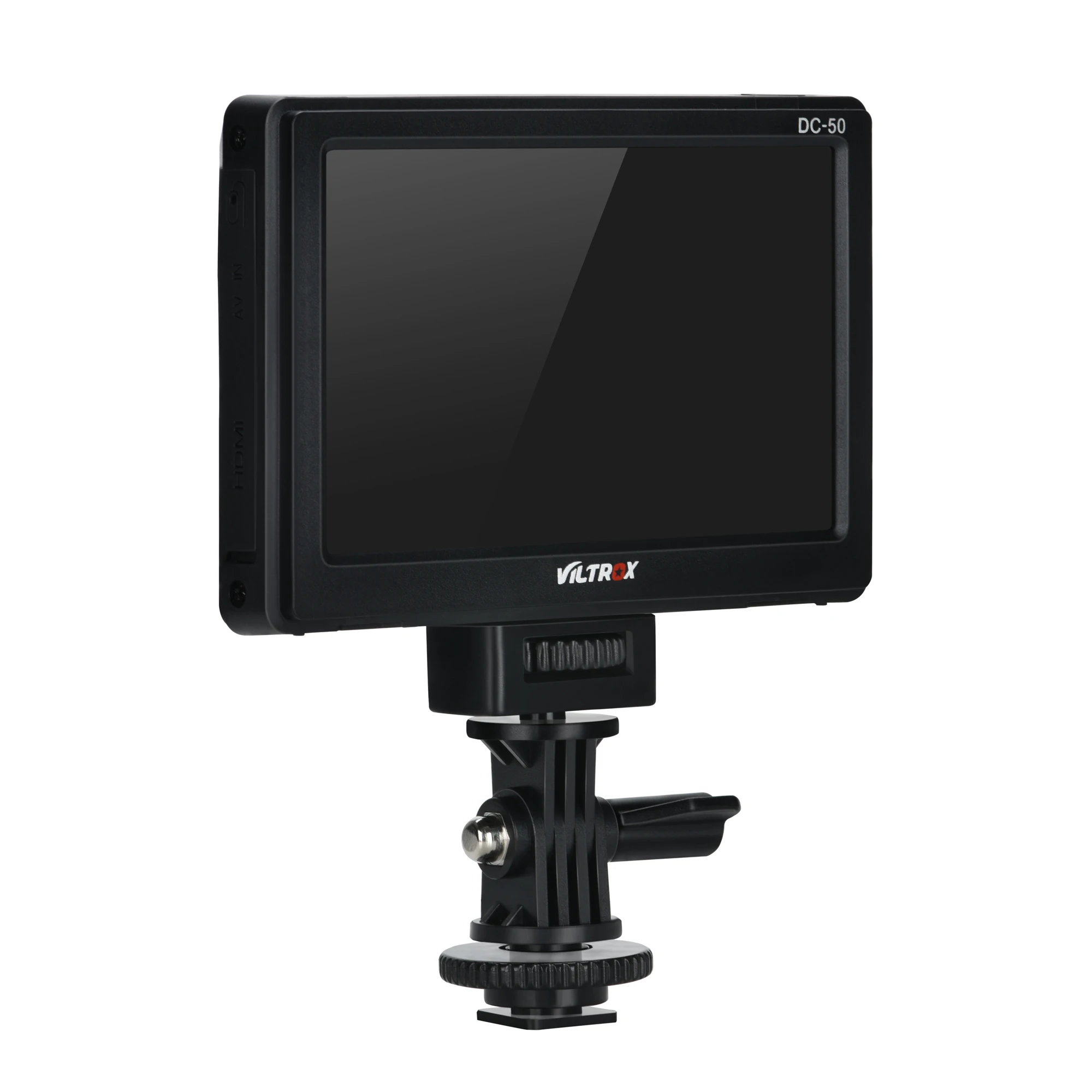 VILTROX DC-50 5 inch LCD Portable Camera Field Monitor, TFT HD Video Monitor with FM50 Battery/Sunshade Cover/hot Shoe Mount