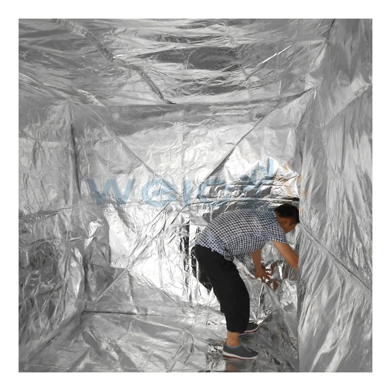 Aluminum foil insulation blanket for shipping container thermal insulation liner for container