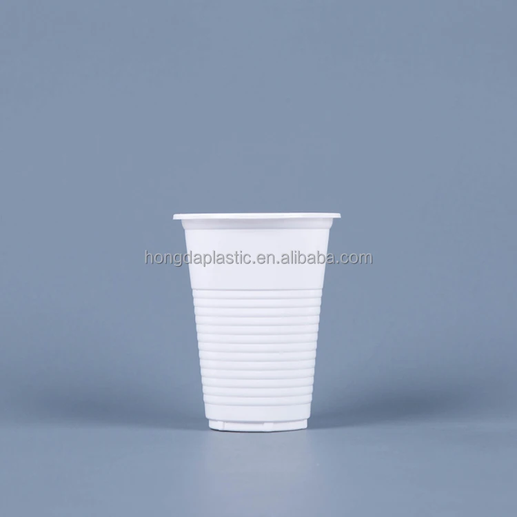 7oz White Plastic Cup Tea Cups Disposable