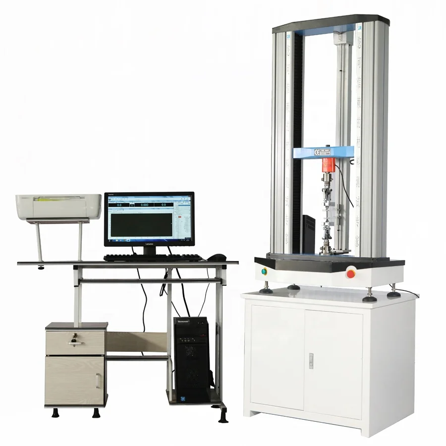 Computer Controlled 5KN 10KN 20KN Electronic Universal Rubber Tensile Strength Tester Rubber Tensile Strength Test Machine