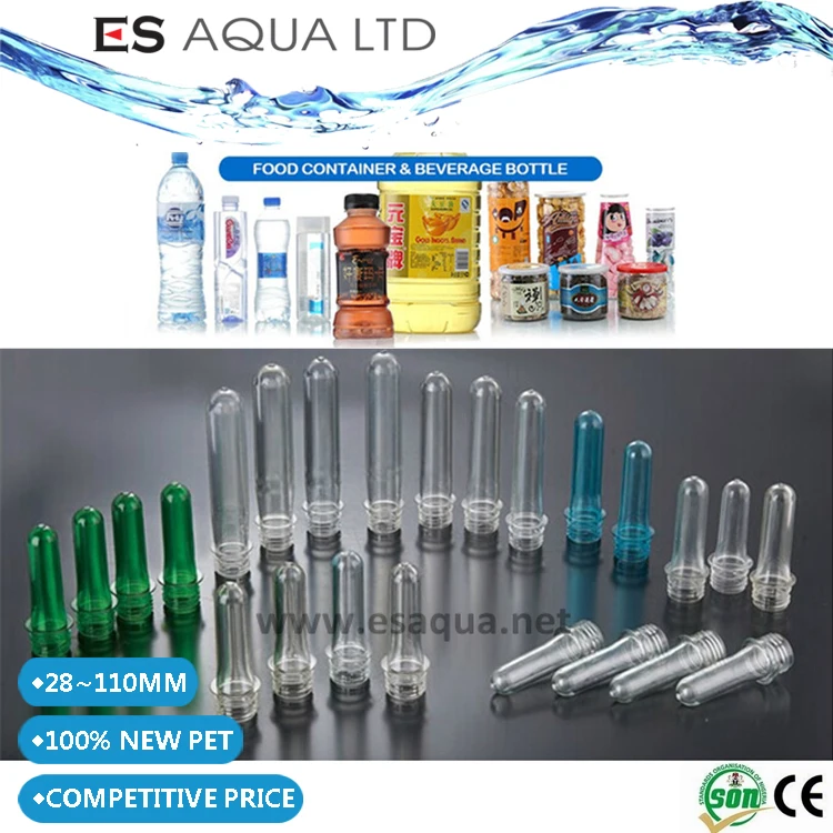 Plastic PET Preform 28MM for Water Bottle