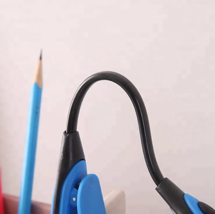 Plastic mini clip reading led book light for promotion / Flexible clip reading light / reading book light for bed