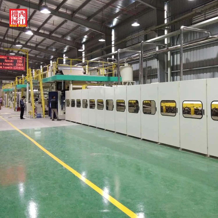 Full Automatic 2 3 5 7 Layer Corrugated Cardboard Carton Making High Speed Packaging Line